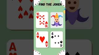 Find the joker card game 4 card monte [upl. by Shoshanna]