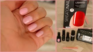 DIY Pose de vernis semi permanent Sensationail [upl. by Hoffer]