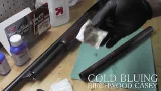 Birchwood Casey Gun Bluing  How To Cold Blue [upl. by Brink]