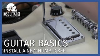 Install A New Humbucker Guitar Basics [upl. by Nylaroc]