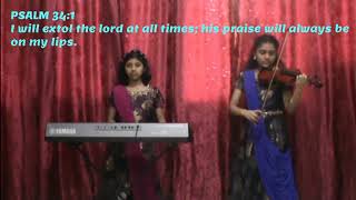 Sthothiram Thuthi Pathira violin and keyboard cover [upl. by Torrin]