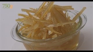 Recette de Ecorces de citron confit  750g [upl. by Nalro449]