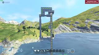 Space Engineers Creative concept Self building conveyor system [upl. by Nagiem]