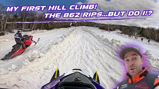 The LAST ride of the season My first hill climb on the 862 build at Saddleback Mountain [upl. by Kcirdek]