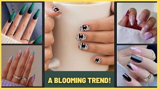 Step by Step Guide to Stunning Floral nails nailart naildesigns springnails summernails nail [upl. by Brunhilda]