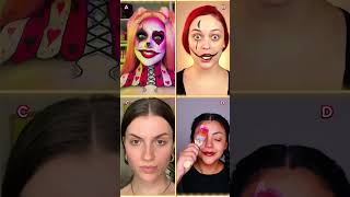 TikTok makeup trend  Circus 🤡 Pt 2  📌 Pinned your comment  makeup transition [upl. by Rodgers]