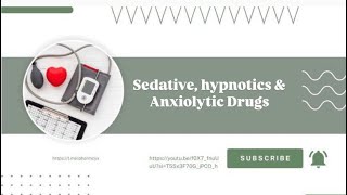 Pharmacology sedative and hypnotic and anxiety [upl. by Netfa]