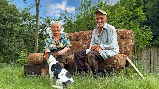 Secret of the happy old age of an elderly couple in a mountain village far from civilization [upl. by Ready]