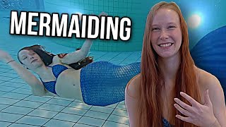 quotMermaidingquot  Schwimmen mit der Monoflosse [upl. by Angele]