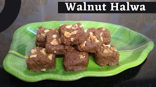 Walnut Halwa Recipe with English Subtitles  Akhrot Halwa Recipe  My Sweet Homes Kitchen [upl. by Maisel]