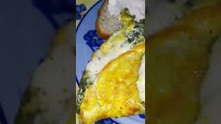 parsley mozzarella cheese 3 egg omlet [upl. by Alvarez]