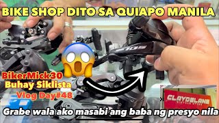 SOBRANG DAMI NG SHIMANO BIKE PARTS DITO SA BIKE SHOP QUIAPO MANILA NA SOBRANG PASOK SA BUDGET MO [upl. by Slinkman]