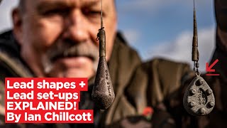 Lead shapes and lead setups EXPLAINED By Ian Chillcott  Carp Fishing [upl. by Akenn]