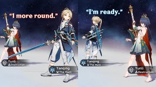 Yunli amp Yanqing response when You add them TOGETHER [upl. by Amehsyt]