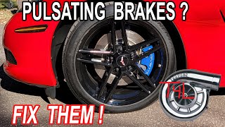 C5 amp 6 Corvette Brakes How to 100 Diagnose Warped Rotors [upl. by Herwig]