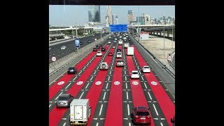 Driving on FreewayHighway  RTA Dubai Driving Test [upl. by Brianna]