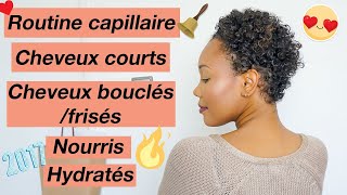 Ma 1e routine capillaire spéciale cheveux courts⎜ThePrettyUsMU [upl. by Nitnelav228]