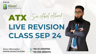 ACCA ATX  LIVE REVISION CLASS 1  SEPTEMBER 2024  BASIC INCOME TAX [upl. by Ursula261]