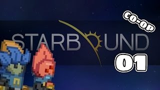 Welcome Home  Starbound Multiplayer Coop 1 Starbound 10 Gameplay [upl. by Elaweda]