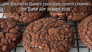 Chocolate Sour Cherry Cookies Bourke Street Bakery [upl. by Imeka401]