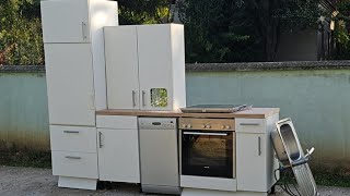 quotPolovan namestajquot uvoz iz Nemacke Austrije i Italije  Gebrauchte Möbel Used furniture [upl. by Hiltner]