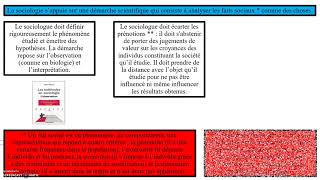 Introduction  questce que la sociologie  présentation rapide [upl. by Arvid]