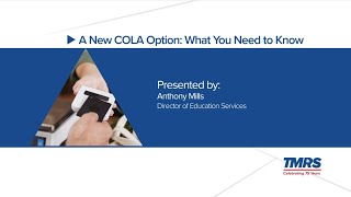 A New COLA Option [upl. by Ulrika]