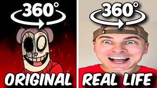 360º VR Fnf Twiddlefinger Original vs Real Life [upl. by Ullman]