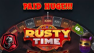 RUSTY TIME PAID HUGE RUSTSTAKE [upl. by Erimahs754]