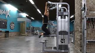 How To Life Fitness Assisted Pull Up and Dip Machine [upl. by Rednas]