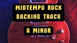 Midtempo Rock Backing Track A Minor [upl. by Aeriell]