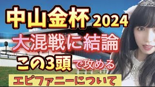 中山金杯2024 大混戦に結論、この3頭から攻める エピファニーについて [upl. by Eatnahs]