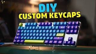 How to Make CHEAP Custom Keycaps [upl. by Nalced]