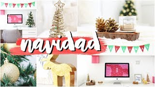 DIY CÓMO DECORAR TU CUARTO PARA NAVIDAD  Ideas Fáciles Trucos Tips y Más [upl. by Cherey]