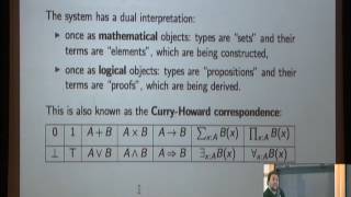 Univalent Foundations Seminar  Steve Awodey [upl. by Scevour420]