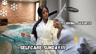 SELF CARE SUNDAY ROUTINE  entire pamper routine  Vlogmas 3 [upl. by Odlanyar862]