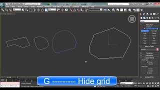 12 How to create a Line in 3ds max part 1 [upl. by Nilram10]