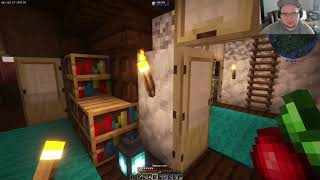 Taking down the bathhouse  Minecraft All of the Mods 9 Ep 3 [upl. by Krysta512]