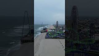 Seaside Heights and the boardwalk from the sky [upl. by Nedloh]