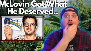 McLovin Got What He Deserved Life After Superbad PatrickCc  HatGuy Reacts [upl. by Gothard954]