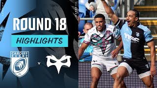 Cardiff Rugby v Ospreys  Instant Highlights  Round 18  URC 202324 [upl. by Curry]