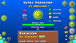 Ultra Paracosm 100 Geometry Dash [upl. by Aloysius]