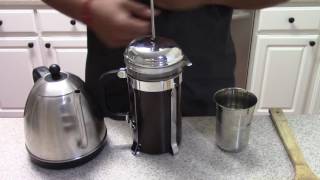 JavaPresse French Coffee Press  Demonstration and Recipe [upl. by Clauddetta]