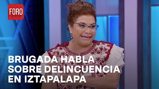 Clara Brugada habla sobre la delincuencia en iztapalapa  A Las Tres [upl. by Merle]