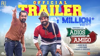 Adios Amigo  Official Trailer  Asif Ali Suraj Venjaramoodu  Nahas Nazar  Ashiq Usman [upl. by Pasadis]