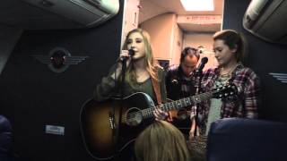 Maddie and Tae FLY at 35000 feet [upl. by Backler249]