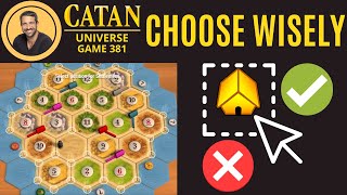 CATAN  AMAZING Choice OR TERRIBLE Idea  Game 381 [upl. by Zevahc]