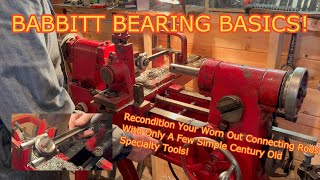 Pouring And Boring Model T Ford Connecting Rod Babbitt From Start To Finish [upl. by Nnaylloh691]