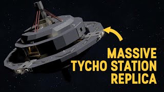 Draconis Expanse Server Tour  Tycho Station  Space Engineers [upl. by Atena]