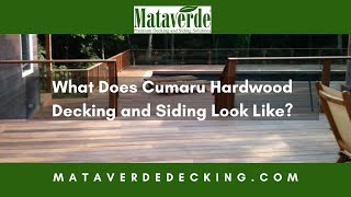 What Does Cumaru Wood Decking and Siding Look Like [upl. by Afira605]